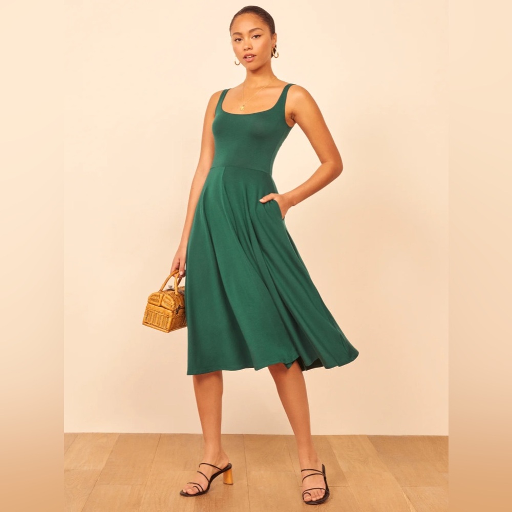 Reformation. - Rou Knit Dress - Emerald